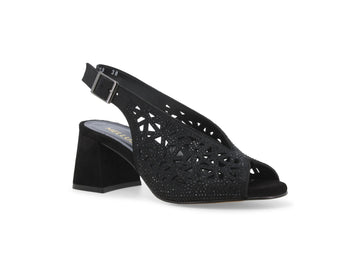 Melluso Sandalo Donna Nero eleganti - N653Q-255779