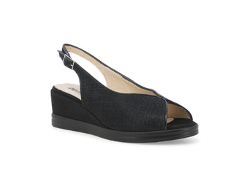 Melluso Sandalo Donna Nero comode - R80335Q-259112