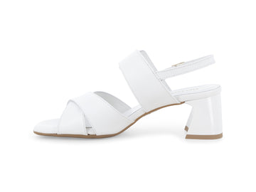 Melluso Sandalo Pelle Bianco - Dettaglio laterale K35702-256156