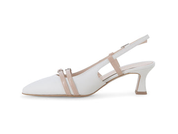 Melluso Slingback Pelle Beige - Dettaglio laterale E1690Q-260421