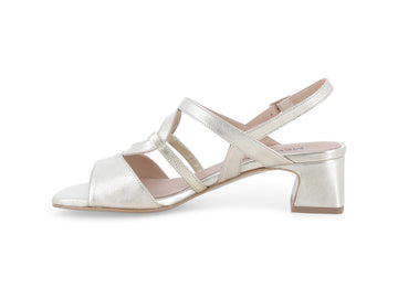 Melluso Sandalo Pelle Oro - Dettaglio laterale S453-256519