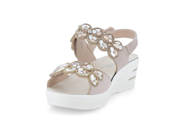 Melluso Sandalo Pelle Beige - Dettaglio punta 019267-256881