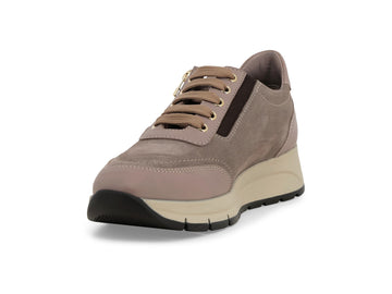 Melluso Sneaker Camoscio Beige - Dettaglio punta R25093Q-264198