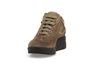 Melluso Sneaker Camoscio Beige - Dettaglio punta R25625Q-262120