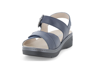 Melluso Sandalo Pelle Blu - Dettaglio punta 019283-255937