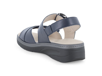 Melluso Sandalo Pelle Blu - Dettaglio tacco 019283-255937