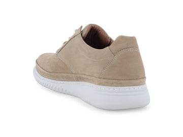 Melluso Stringata Camoscio Beige - Dettaglio tacco U41139Q-259748