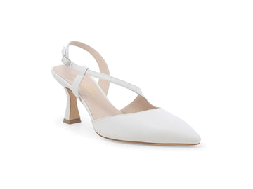Melluso Slingback Donna Bianco eleganti - E1634Q-257107