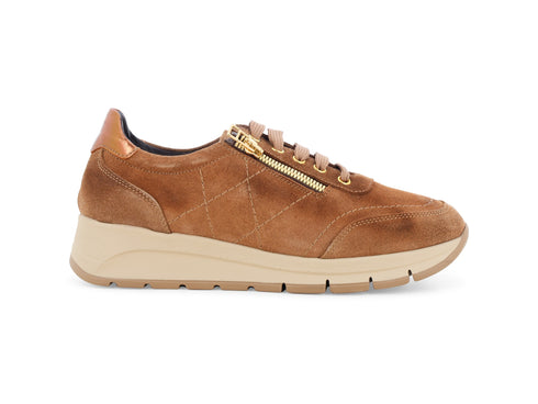 Melluso Sneakers Donna in Camoscio Marrone con Zip R25100-261934