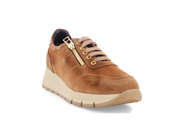 Calzature Melluso Donna casual: sneakers in camoscio marrone R25100-261934