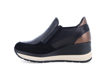 Melluso Sneaker Camoscio Nero - Dettaglio laterale R25552Q-264177