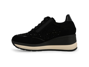 Melluso Sneaker Camoscio Nero - Dettaglio laterale R25563Q-262337