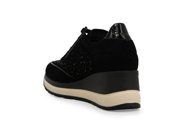 Melluso Sneaker Camoscio Nero - Dettaglio tacco R25563Q-262337