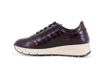 Melluso Sneaker Pelle Bordeaux - Dettaglio laterale R25099-261936