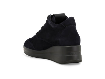 Melluso Sneakers Camoscio Blu - Dettaglio tacco R25625Q-262454