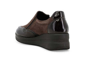 Melluso Sneakers Camoscio Marrone - Dettaglio tacco R25641Q-264128