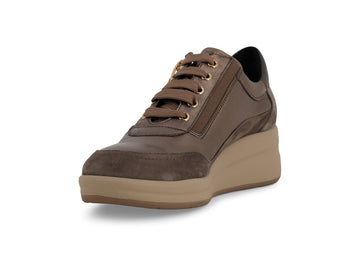 Melluso Sneakers Pelle Marrone - Dettaglio punta R25655Q-264129