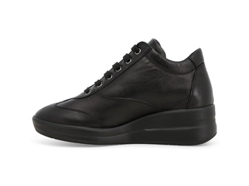 Melluso Sneakers Pelle Nero - Dettaglio laterale R25625Q-262409