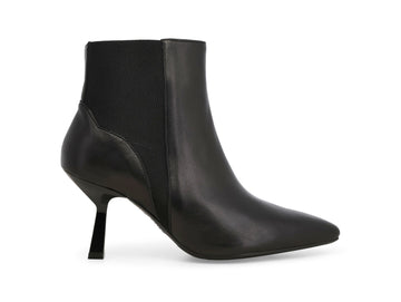 Melluso Stivaletto Elegante Nero in Pelle con Tacco a Rocchetto Z990-252137
