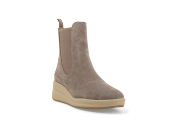 Calzature Melluso Donna comode: stivaletti in camoscio beige R25651Q-262092