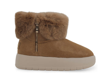 Melluso Stivaletti Donna in Camoscio Marrone con Zeppa 093501Q-265332