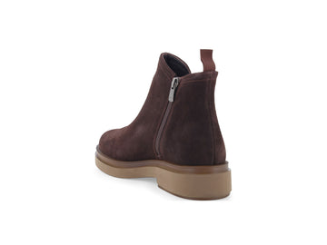 Dettaglio tacco monoblocco 3 cm e suola gomma stivaletti Melluso