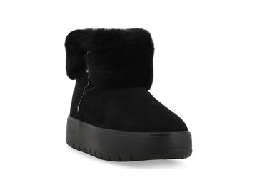 Calzature Melluso Donna comode: stivaletti in camoscio nero 093501Q-261644