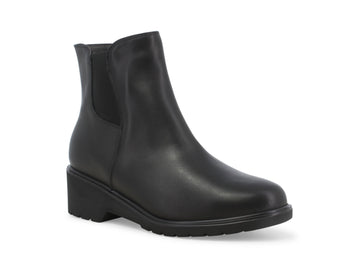 Melluso Ankle Boots Zip Closure with External Elastic Leather Upper