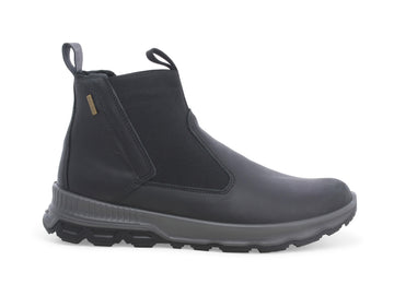 Melluso Uomo Stivaletti Chelsea Impermeabili in Pelle Nera U15489D-233292