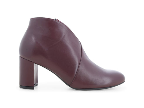 Melluso Stivaletti Donna in Pelle Bordeaux con Zip Z420Q-264669