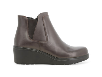 Melluso Stivaletti Donna in Pelle Marrone con Zeppa K53006Q-265188