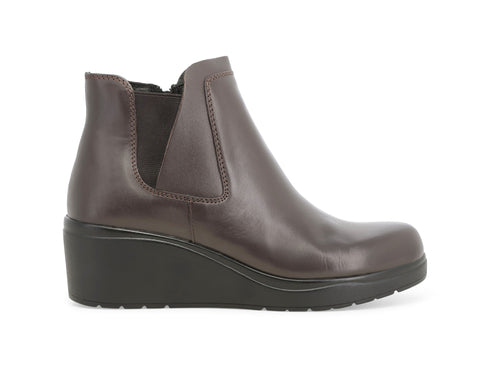 Melluso Stivaletti Donna in Pelle Marrone con Zeppa K53006Q-265188