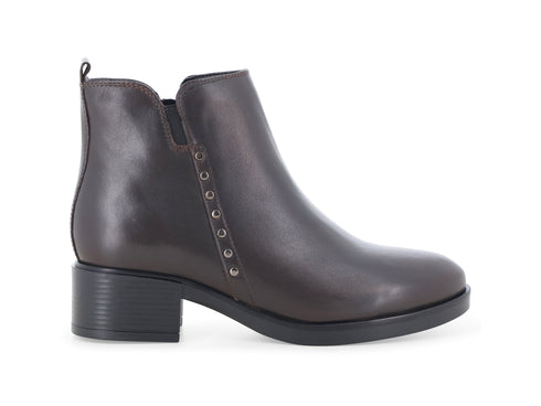 Melluso Stivaletti Donna in Pelle Marrone con Zip K91851Q-261950