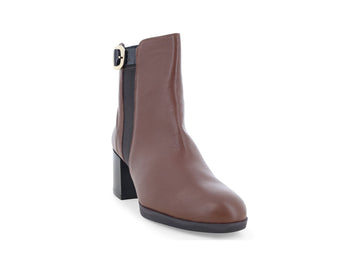 Calzature Melluso Donna eleganti: stivaletti in pelle marrone Z250Q-264672
