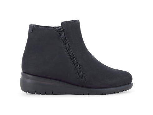 Melluso Stivaletti Donna in Pelle Nera con Zeppa K55245-261420