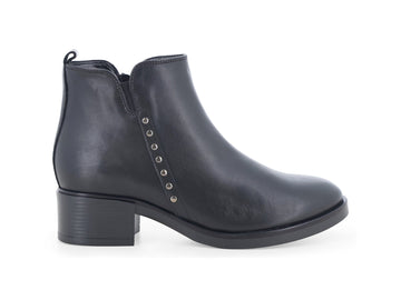 Melluso Stivaletti Donna in Pelle Nera con Zip K91851Q-261944