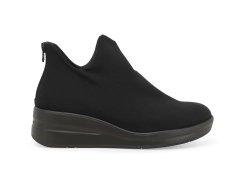Melluso Stivaletti Donna in Tessuto Nero con Zeppa R25627Q-262419