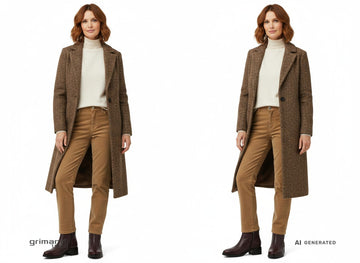 Look tendenze con stivaletti Melluso bordeaux borchie - AI-Generated Model