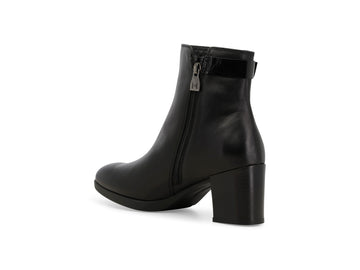 Melluso Stivaletto Pelle Nero - Dettaglio tacco Z250Q-264667