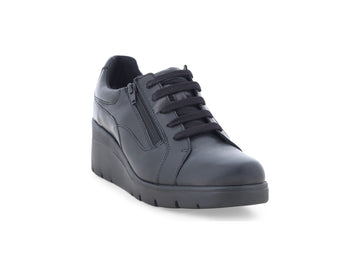 Calzature Melluso Donna casual: scarpe stringate in pelle nera K55308-261400