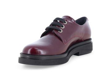 Melluso Con stringhe Pelle Bordeaux - Dettaglio punta R45451-262605