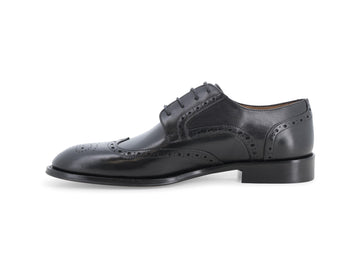 Melluso Francesina Pelle Nero - Dettaglio laterale U90633-257669