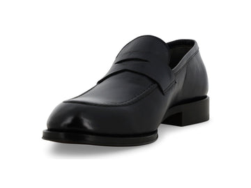 Melluso Mocassino Pelle Blu - Dettaglio punta U90628-256234