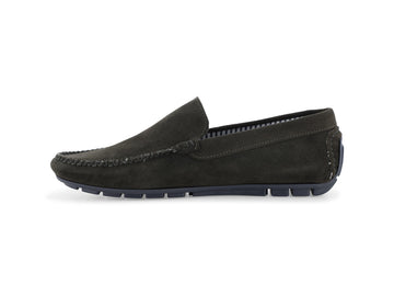 Melluso Mocassino Camoscio Verde - Dettaglio laterale U16017Q-260053