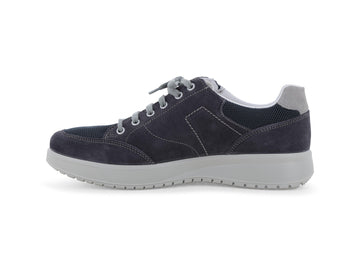 Melluso Scarpe basse Camoscio Blu - Dettaglio laterale U15531Q-255227
