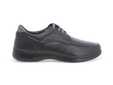 Melluso Uomo Derby Lacci Comfort in Pelle Liscia Nera U17124D-232993