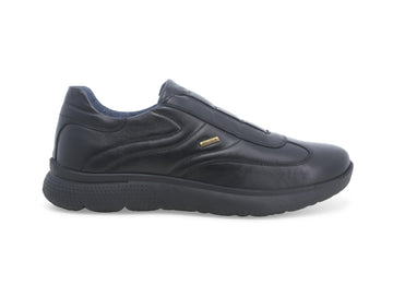 Melluso Uomo Scarpe Comfort Slip-on Invernali Tomaia Pelle Nera U41131-226830