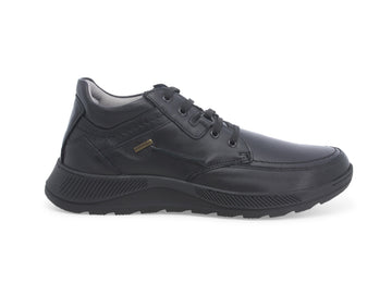 Melluso Scarpe a Mezza Altezza Tomaia Impermeabile in Pelle Nera U41112D-233001