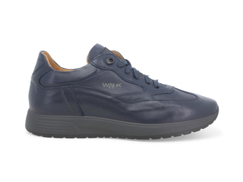 Melluso Uomo Scarpe Stringate Basse Tomaia in Pelle Blu U16252D-228022