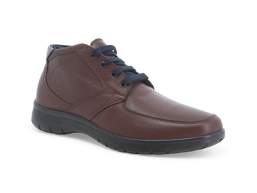 Melluso Men's Comfort Lace-Up Boots in Smooth Leather